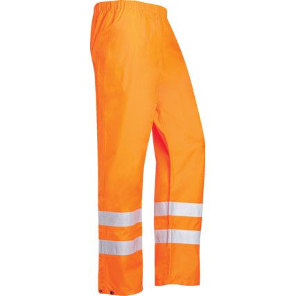 Bitoray, Trousers, Orange, Polyester, Waist 46"-50", Regular Leg, 3XL