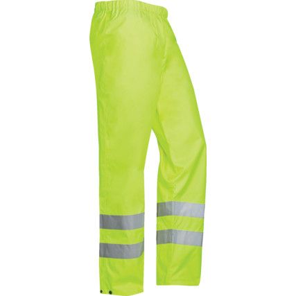 Bitoray, Trousers, Yellow, Polyester, Waist 74cm to 82cm, Regular Leg, S