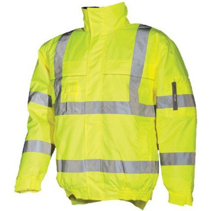 Hobson, Bomber Jacket, Yellow, Polyester, L