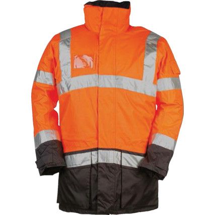 Lightflash, Jacket, Orange/Navy Blue, Polyester, M