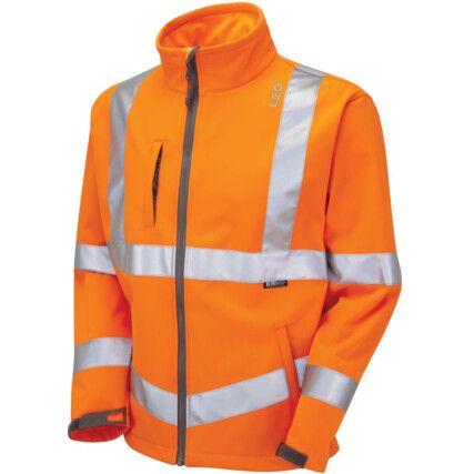 BUCKLAND ISO 20471 CL.3 SOFTSHELL JACKET ORANGE (L)