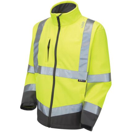 BUCKLAND ISO 20471 CL.3 SOFTSHELL JACKET YELLOW (XL)