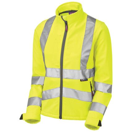 HONEYWELL LADIES SOFTSHELL HI-VIS JACKET YELLOW SZ-M (12)