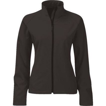 Soft Shell Jacket, Reusable, Women, Black, Polyester, M