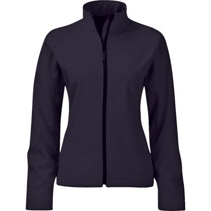 Soft Shell Jacket, Reusable, Women, Navy Blue, Polyester, S