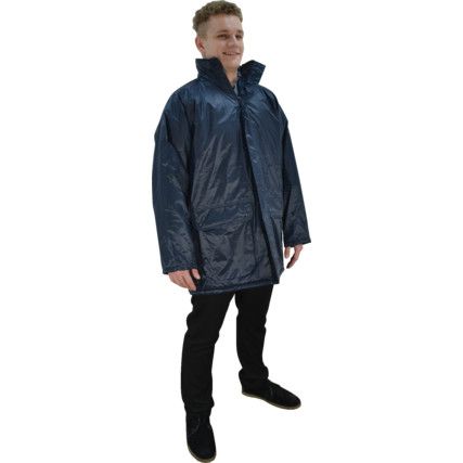 Outer Jacket, Reusable, Unisex, Navy Blue, PVC, 2XL