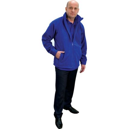 Fleece, Unisex, Royal Blue, Fleece, L