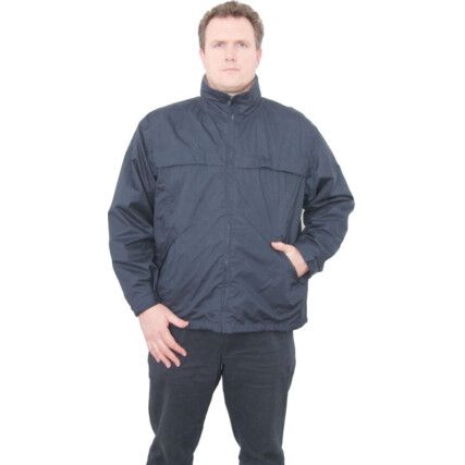 Lightweight Jacket, Unisex, Navy Blue, Polyester/Polyurethane, XL