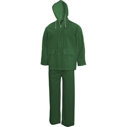 RAINSUIT GREEN 2PCE - X/LARGE