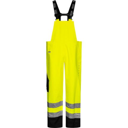 FR/ARC BIB AND BRACE HV HVYELLOW/NAVY (S)