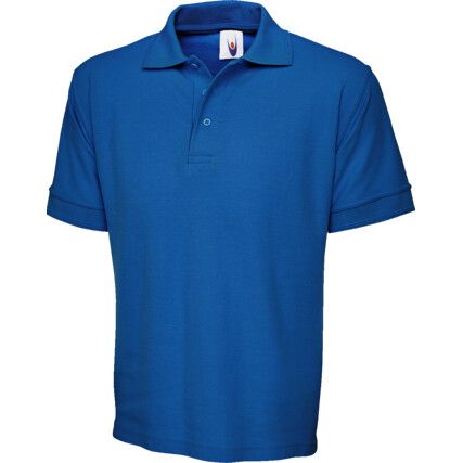 PREMIUM PIQUE POLO SHIRT ROYAL XS