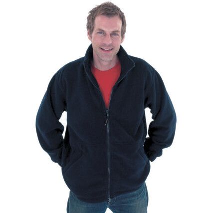 Fleece, Unisex, Navy Blue, Polyester, S