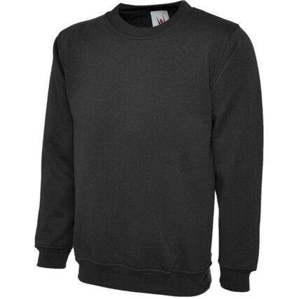 UC511 WOMEN'S SWEATSHIRT BLACK (M)