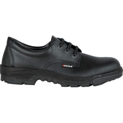 Icaro Unisex Metal Safety Shoes, Size 13, Black, Leather Upper, Steel Toe Cap, S3, EN ISO 20345:2011