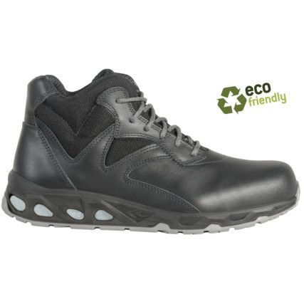 Unisex Safety Boots Size 9, Black, Water Resistant