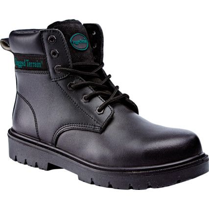 RT501B Black Derby Safety Boots - Size 8