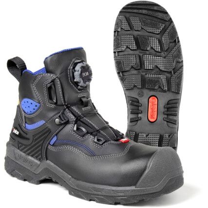 JALAS 1278 S3, SRC, CI, HRO, HI BOOT BLACK SZ-35 UK-2