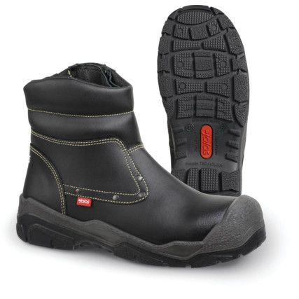 JALAS 1848K TITAN S3, SRC, HRO,CI, HI BOOT BLACK SZ-35 UK-2