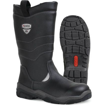 JALAS 1822 O2, SRC, HRO, CI, FONON-SAFETY BOOT BLK SZ-37 UK-4