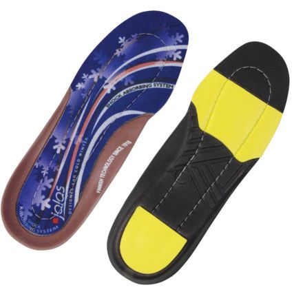 JALAS 8244 FX2 WINTER EVA INSOLE BEIGE/BLUE SZ-50 UK-15