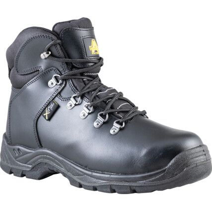 Moorfoot, Unisex Safety Boots Size 6, Black, Leather