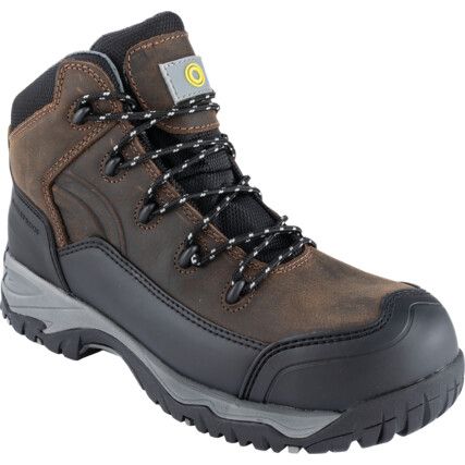 Womens Safety Boots, Size, 7, Brown