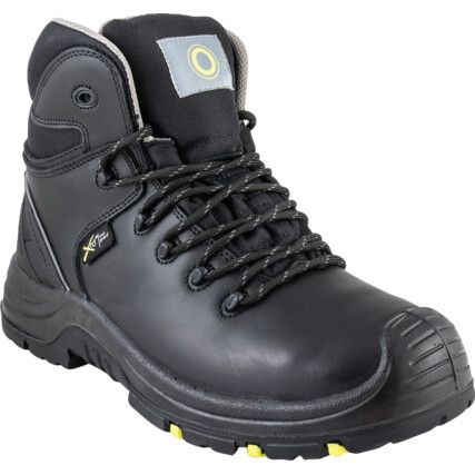 Metatarsal Safety Boots, Size, 13, Black, Leather Upper, Composite Toe Cap