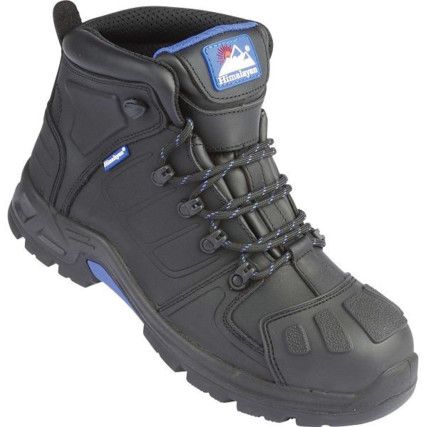 BLACK #STORM LEATHER WATERPROOF SAFETY BOOT SIZE 9