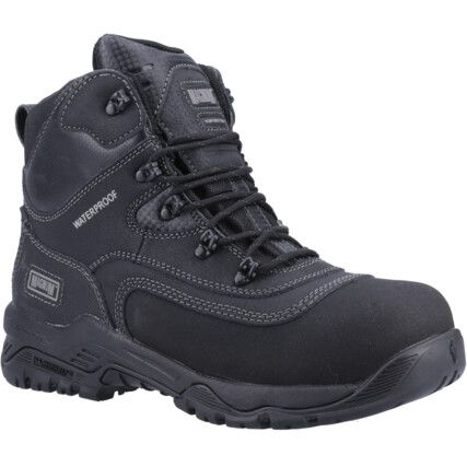 Broadside 6.0, Men, Safety Boots, Size 6.5, Black, Leather Upper, Composite Toe Cap, S3, EN ISO 20345:2011