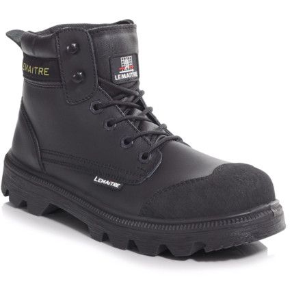 Safety Boots Size 11, Black, Leather