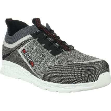 Blade 006 Unisex Safety Trainers, Size 10, Grey, Textile Upper, Aluminium Toe Cap, S1P, EN ISO 20345:2011