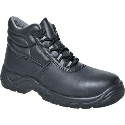 Compositelite, Unisex Safety Boots Size 11, Black, Leather