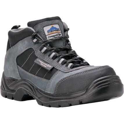 Compositelite, Unisex Safety Boots Size 10, Black, Leather