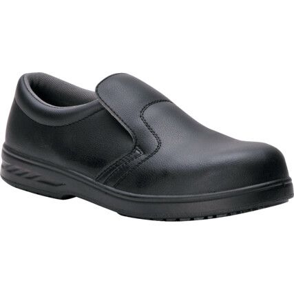 Steelite Unisex Metal Safety Shoes, Size 10, Black, Microfibre Upper, Steel Toe Cap, S2, EN ISO 20345:2011