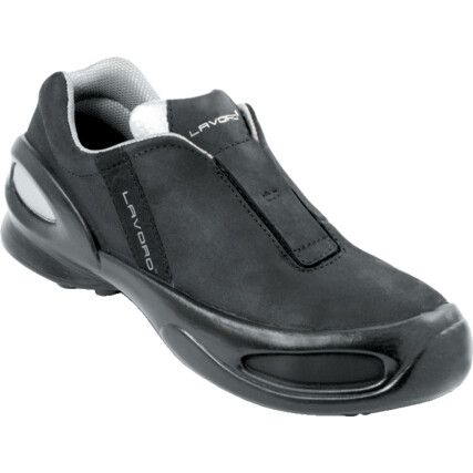 Lavoro Catwoman Unisex Safety Trainers, Size 5, Black, Nubuck Leather Upper, Steel Toe Cap, S3, EN ISO 20345:2011