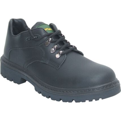 Men's Metal Safety Shoes, Size 6, Black, Polyurethane/Leather Upper, Steel Toe Cap, S3, EN ISO 20345:2011