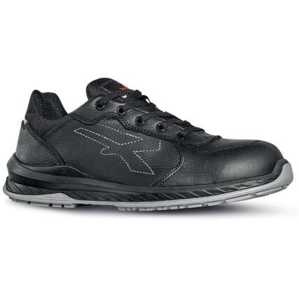 Nero Unisex Safety Trainers, Size 10, Black, ESD, Leather Upper, Composite Toe Cap, S3, EN ISO 20345:2011