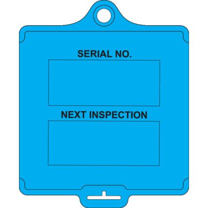 ASSETTAG FLEX MEDIUM - INSPECTION 1 BLUE (PK-10)