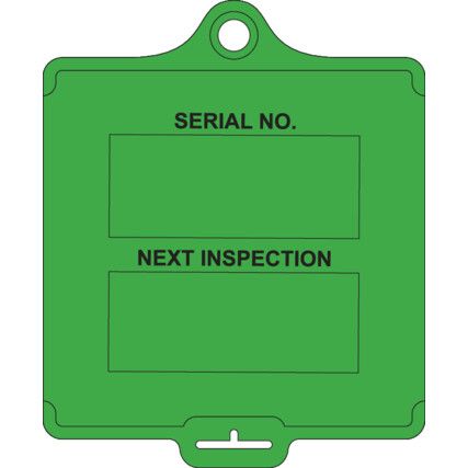 ASSETTAG FLEX MEDIUM - INSPECTION 1 GREEN (PK-10)