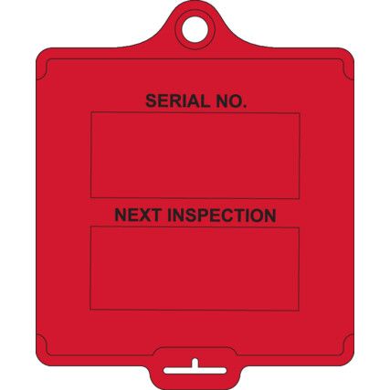 ASSETTAG FLEX MEDIUM - INSPECTION 1 RED (PK-10)