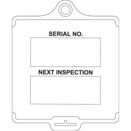 ASSETTAG FLEX MEDIUM - INSPECTION 1 WHITE (PK-10)