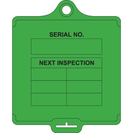 ASSETTAG FLEX MEDIUM - INSPECTION 2 GREEN (PK-10)