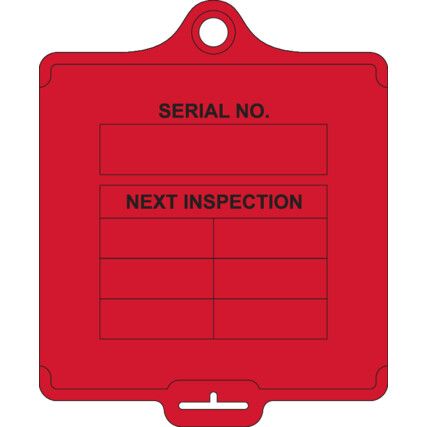 ASSETTAG FLEX MEDIUM - INSPECTION 2 RED (PK-10)