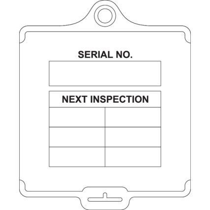 ASSETTAG FLEX MEDIUM - INSPECTION 2 WHITE (PK-10)