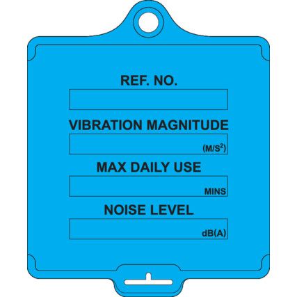 ASSETTAG FLEX MEDIUM - VIBRATION CONTROL BLUE (PK-10)