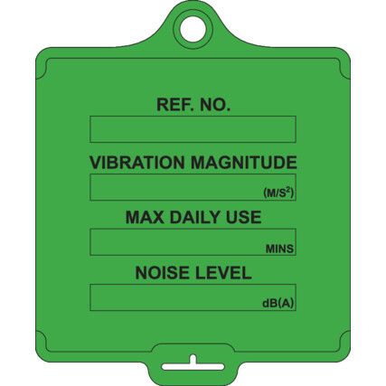 ASSETTAG FLEX MEDIUM - VIBRATION CONTROL GREEN (PK-10)