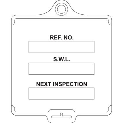 ASSETTAG FLEX MEDIUM - SWL WHITE (PK-10)