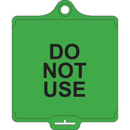 ASSETTAG FLEX MEDIUM - DO NOT USE 1 GREEN (PK-10)