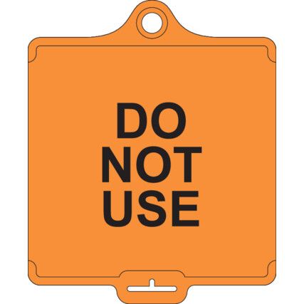 ASSETTAG FLEX MEDIUM - DO NOT USE 1 ORANGE (PK-10)