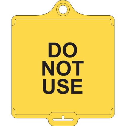 ASSETTAG FLEX MEDIUM - DO NOT USE 1 YELLOW (PK-10)